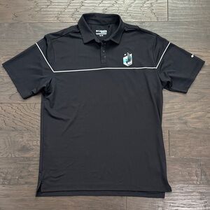 Columbia Golf Minnesota United FC Men's Polo Shirt Size XL Black with Logo